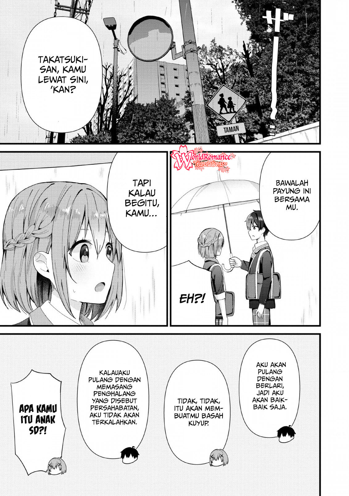 The Cute Girl Sitting Next to Me Is Trying to Make Me Fall in Love With Her as a Way to Ridicule Me, but the Tables Were Turned on Her Before She Knew It Chapter 02 Gambar 24